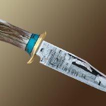 Clint Peoples' Alamo Bowie Knife