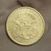 Gold $20 Coin 1877