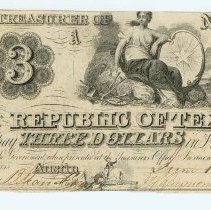 Republic of Texas notes 1840