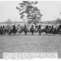 Company "B", Texas Rangers at Camp