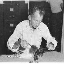 Dusting for Fingerprints on Firearm, BIR