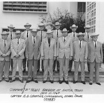 Company B, Texas Rangers, in Austin