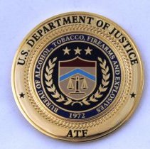 U.S. Department of Justice ATF Challenge Coin