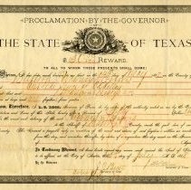 Reward Proclamation for $50