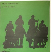 1936 Yugoslavian Theater Lobby Poster for King Vidor film "Texas Rangers"