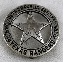 Henry Manning's Texas Ranger Badge