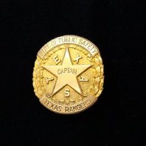 Gully Cowsert's Texas Ranger Captain Badge