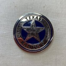 Silver Texas Ranger Challenge Coin