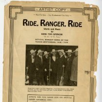 Ride Ranger Ride Sheet Music