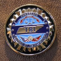 Tennessee Bureau of Investigation Challenge Coin