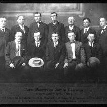 Rangers on duty at Galveston 1921