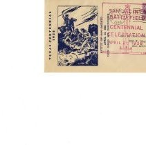 Texas Centennial First Day Covers