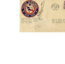 Texas Centennial First Day Covers