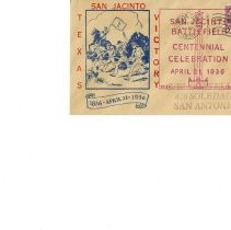 Texas Centennial First Day Covers