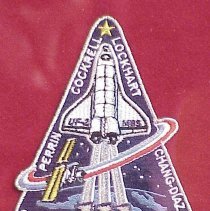 Patch on Red background