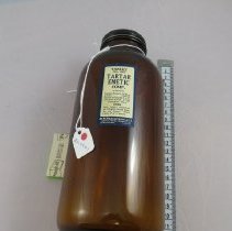 Medicine Bottle, Tartar Emetic Compound