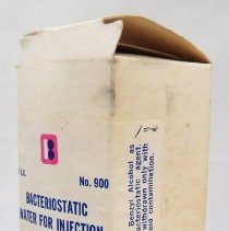 Medicine Box, Bacteriostatic Water