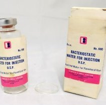 Medicine Box, Bacteriostatic Water