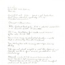 Page 3 of 13 1972 Misc. Fieldnotes