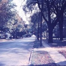 West St. Clair Street at First Street