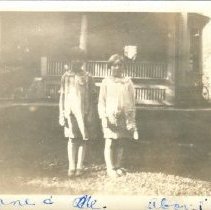 Cousins Jane and Dorothy at 104 West Gates Street