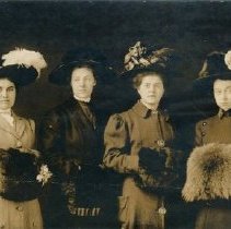 1910 Olivet Students Postcard