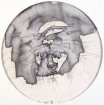 Christ Head Tondo - A.B. Jackson