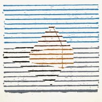 Untitled (Graceland Woodcut, State II) - Jennifer Bartlett