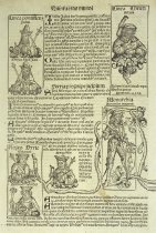 Nuremberg Chronicle: Quinta Esta Mundi. Printed Floium LXXVI-Anton Koberger