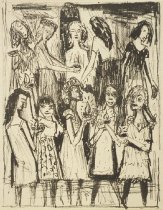 Woman with Candles-Otto Dix