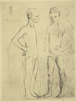 Les Deux Saltimbanques - Pablo Picasso