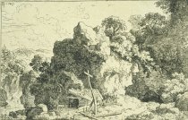 Hut in a Glade-Christian Wilhelm Ernest Dietrich