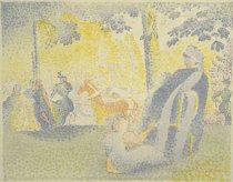 In the Elyssian Fields (Aux Champs-Elysees)-Henri-Edmond Cross