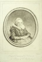 Portrait (fr. a drawing of Gerard Dou, 1638)-William Baillie