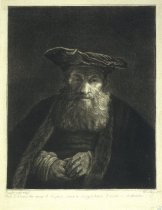 Portrait of a Man (after Rembrandt)-William Baillie