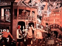 Durer at 23, In Venice, In Love, His Bags Stolen - Warrington Colescott