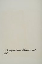 For the Sake of a Single Verse (folio)