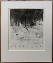 Untitled (Snowy Hillside)-Tony Boring