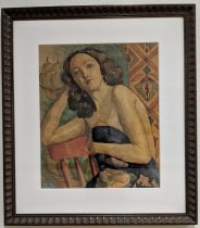 Portrait of a Studio Model-Frances Hungerford Combs