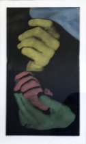 Hand and Chin (with entwined hands)-John Baldessari