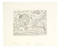 Shape Standing On Itself - Carroll Dunham