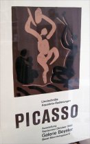 Picasso Munich Exhibition poster-Pablo Picasso
