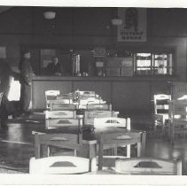 WWII Barracks Cafeteria Postcard, 2