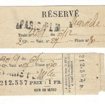 Train Ticket (a -above, b-below)