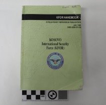 KFOR Handbook, Front Cover