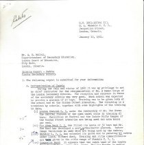 Letters addressed to A.G. McColl, Superintendent of Secondary Schools, Lond
