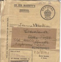 A) Ration book, cover