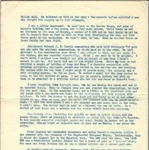 First page of typed manuscript