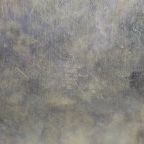 Silver cigarette box, inscription hallmark on bottom detail