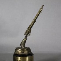 Trophy presented to J. A. Plant,   rifle detail